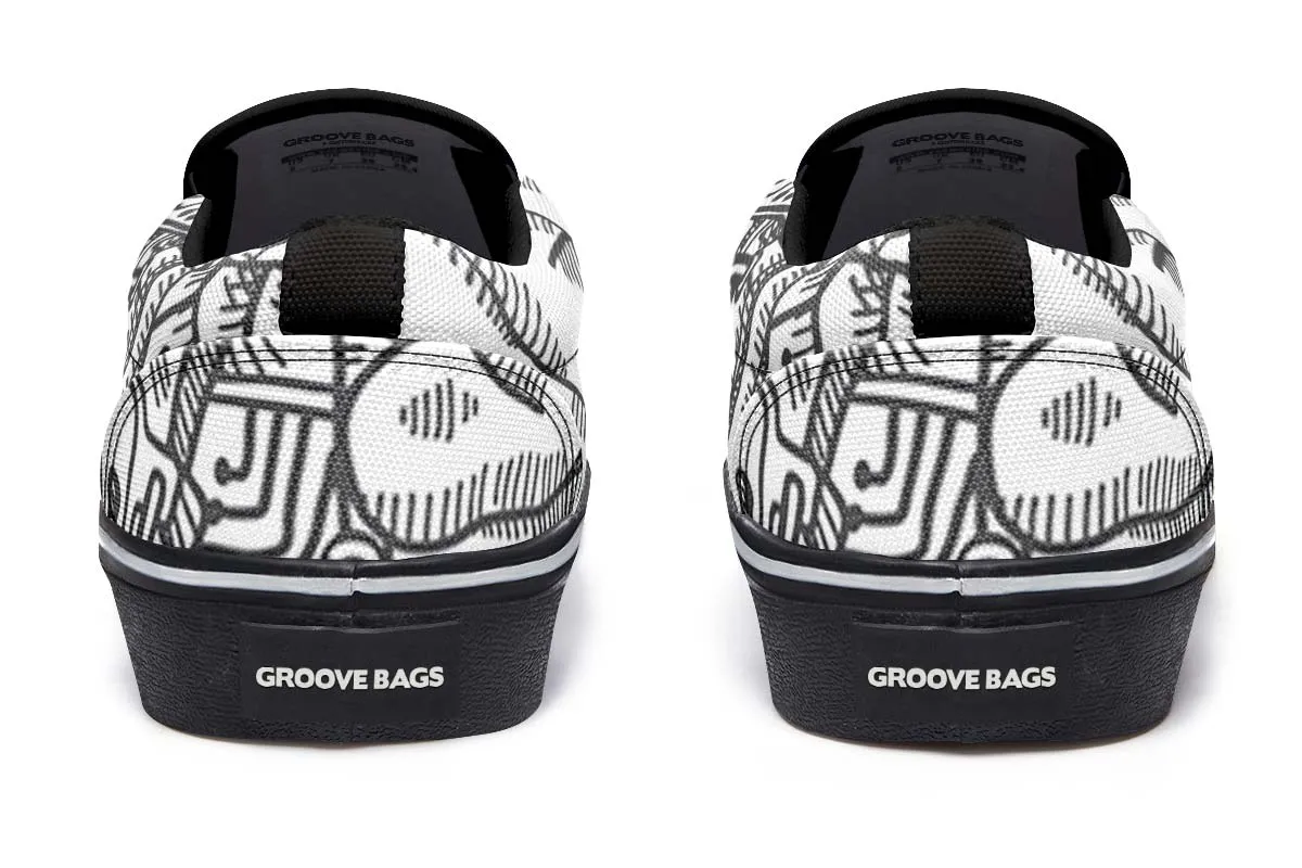 Engineering Brain Slip-On Shoes