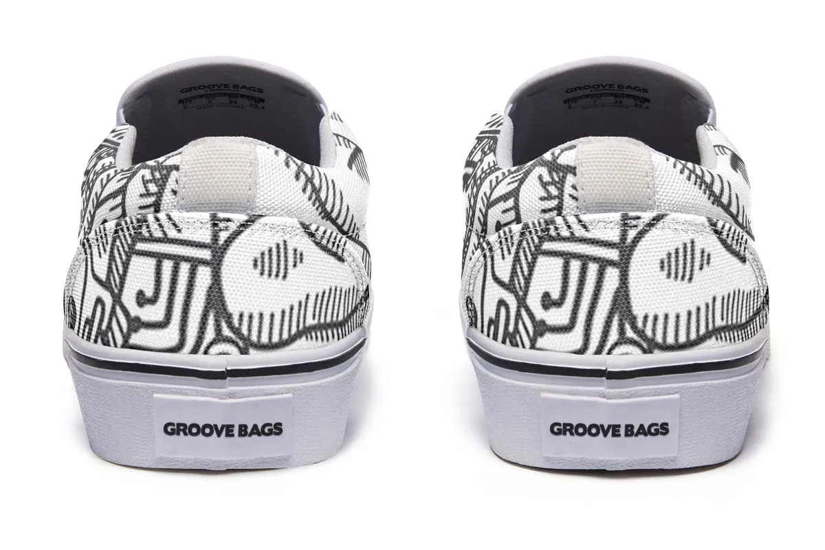 Engineering Brain Slip-On Shoes