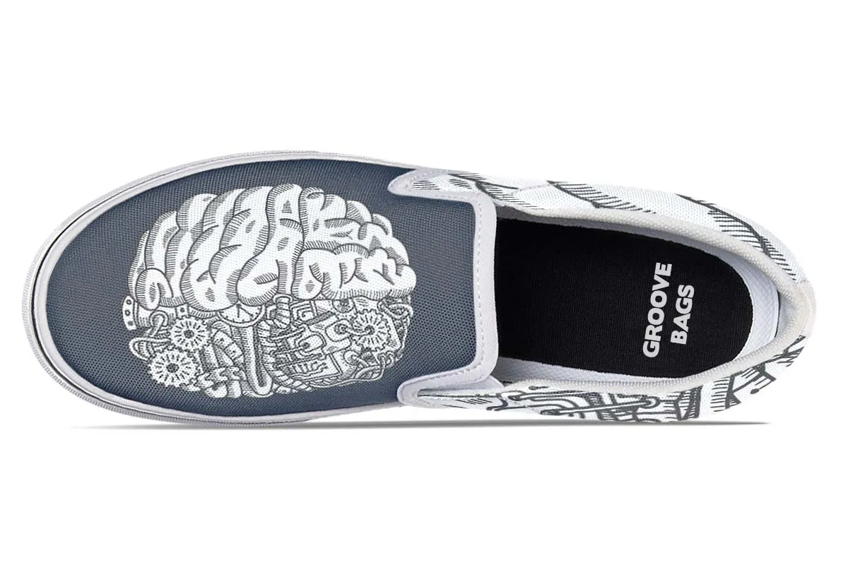Engineering Brain Slip-On Shoes