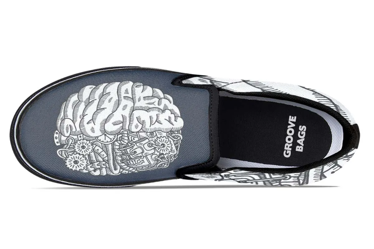 Engineering Brain Slip-On Shoes