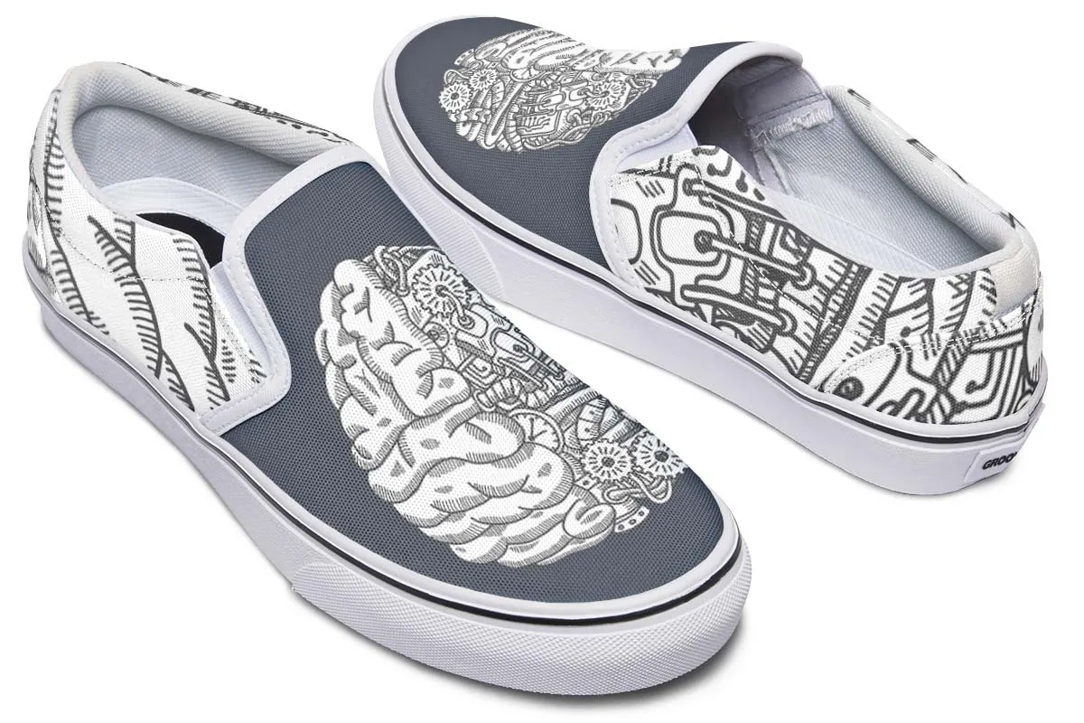 Engineering Brain Slip-On Shoes
