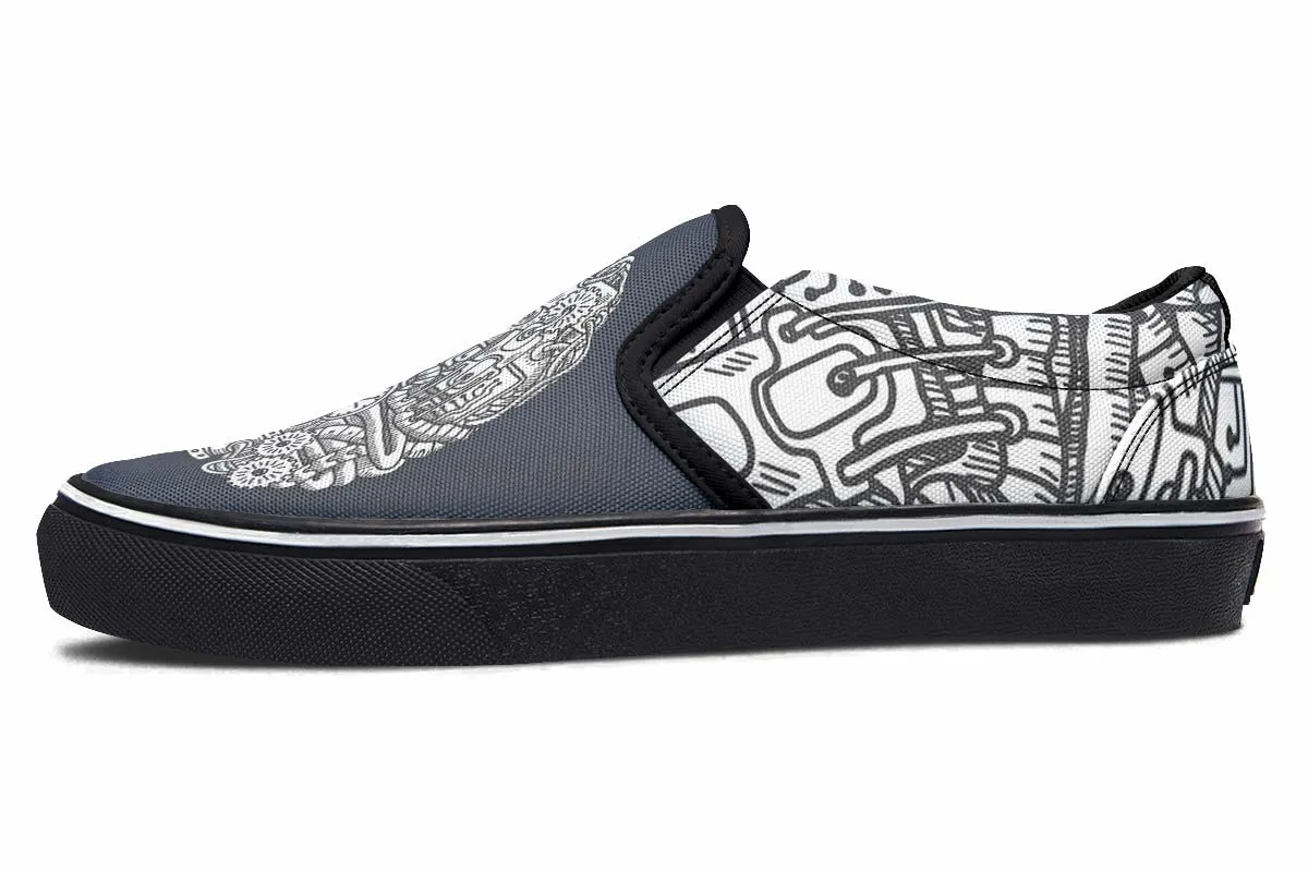 Engineering Brain Slip-On Shoes
