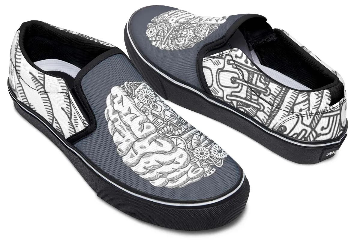 Engineering Brain Slip-On Shoes