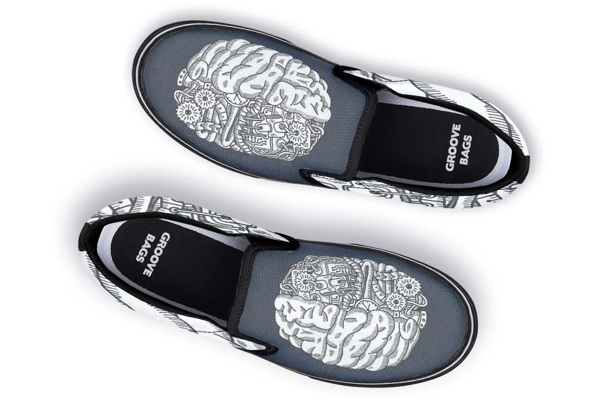 Engineering Brain Slip-On Shoes