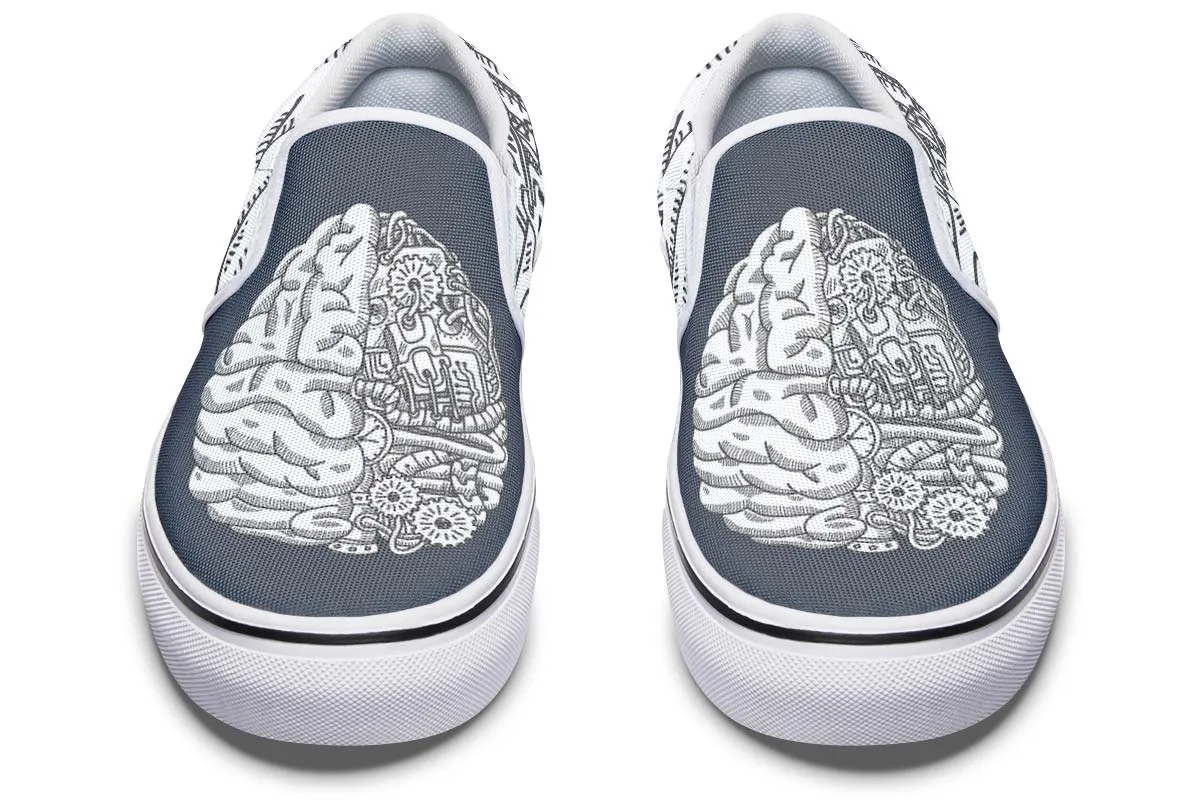 Engineering Brain Slip-On Shoes