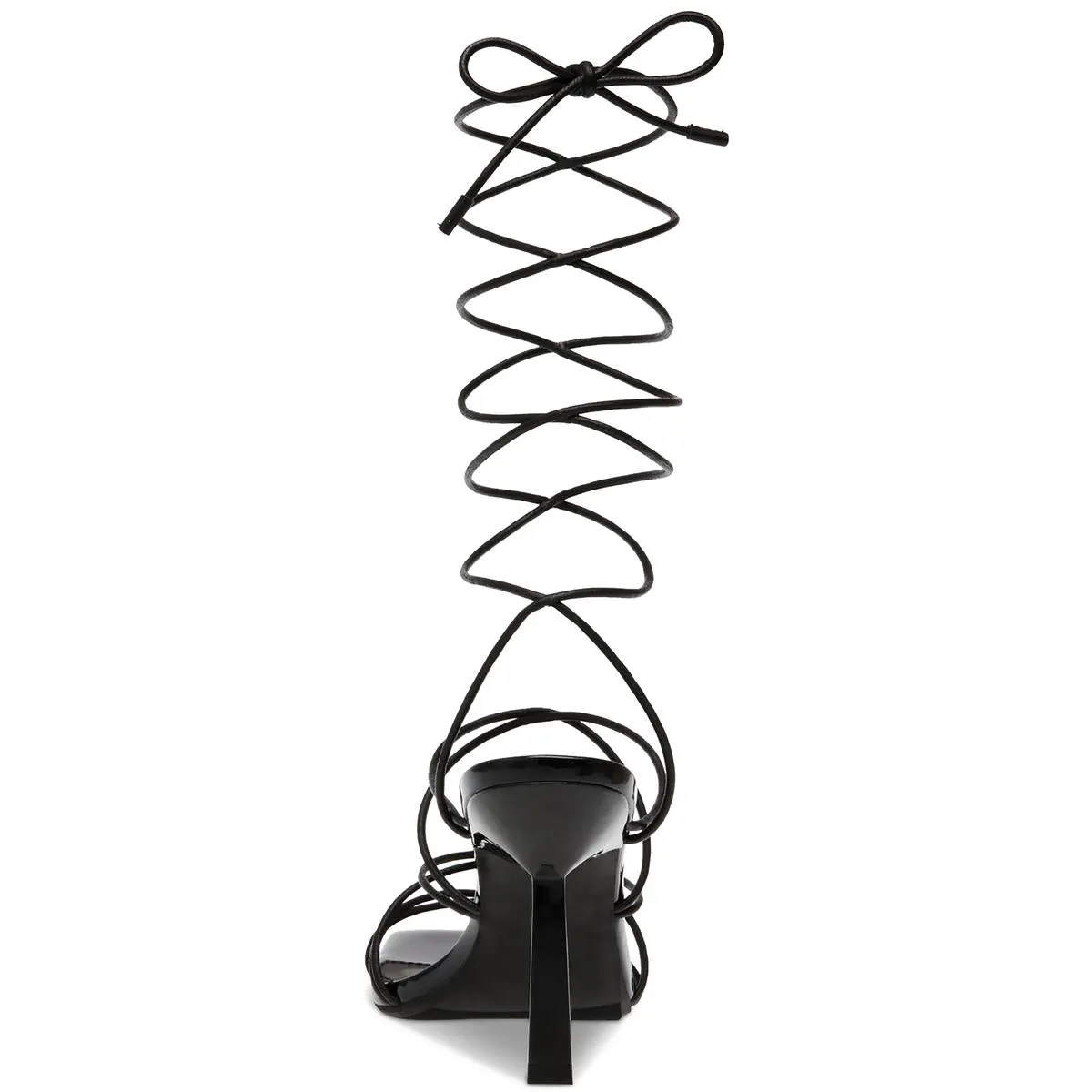 Eross Womens Slip On Strappy Heels