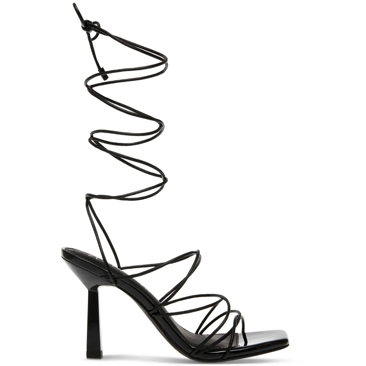 Eross Womens Slip On Strappy Heels