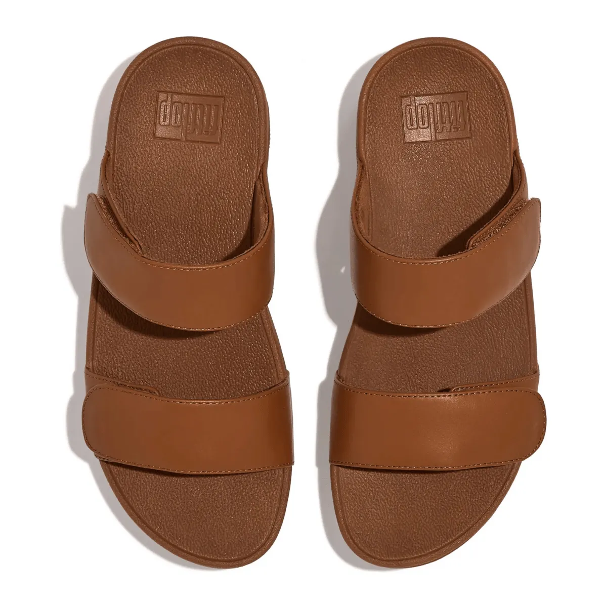FitFlop Women's Lulu Adjustable Light Tan Leather