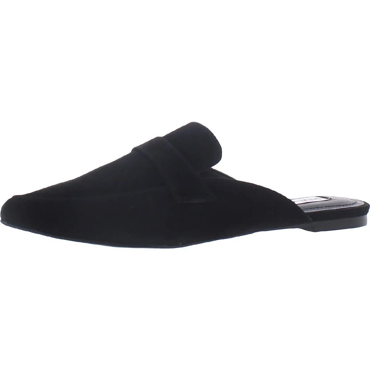 Flavor Womens Suede Pointed Toe Loafer Slides