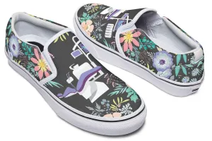 Floral Dentist Office Slip-On Shoes