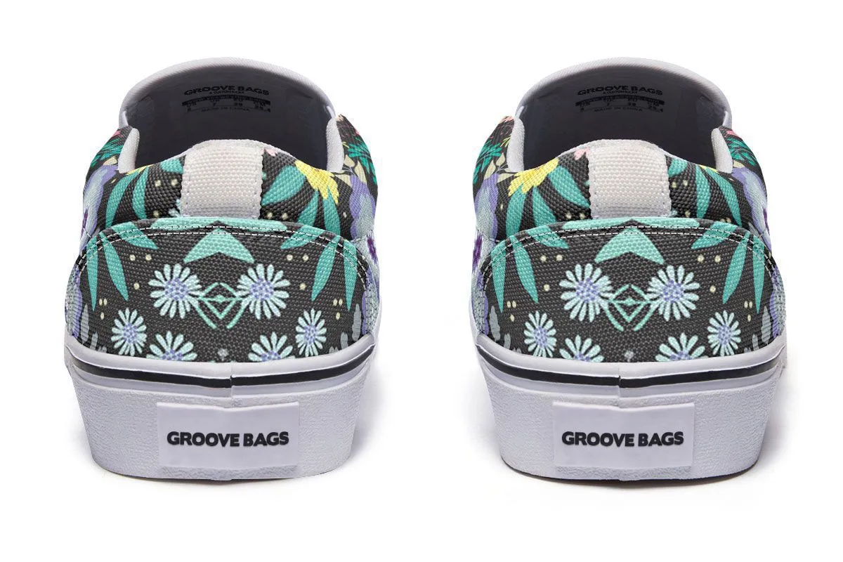 Floral Dentist Office Slip-On Shoes