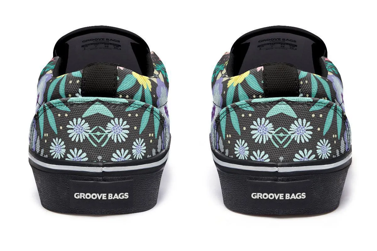 Floral Dentist Office Slip-On Shoes