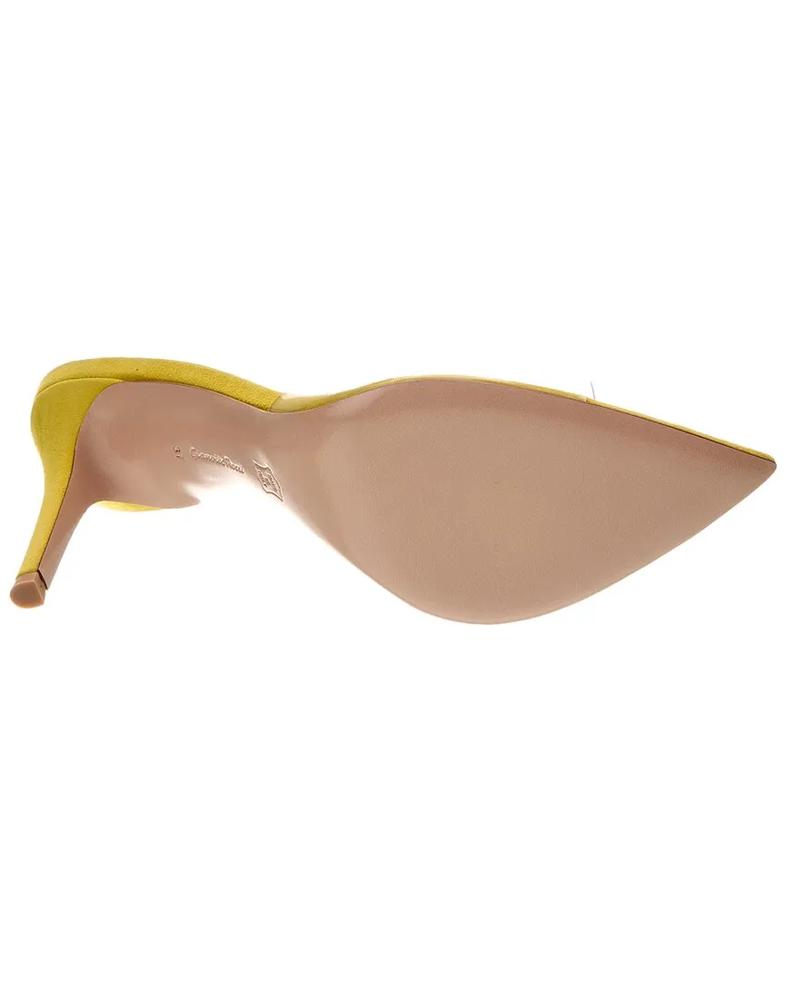 Gianvito Rossi Elle 85 Vinyl & Suede Sandal