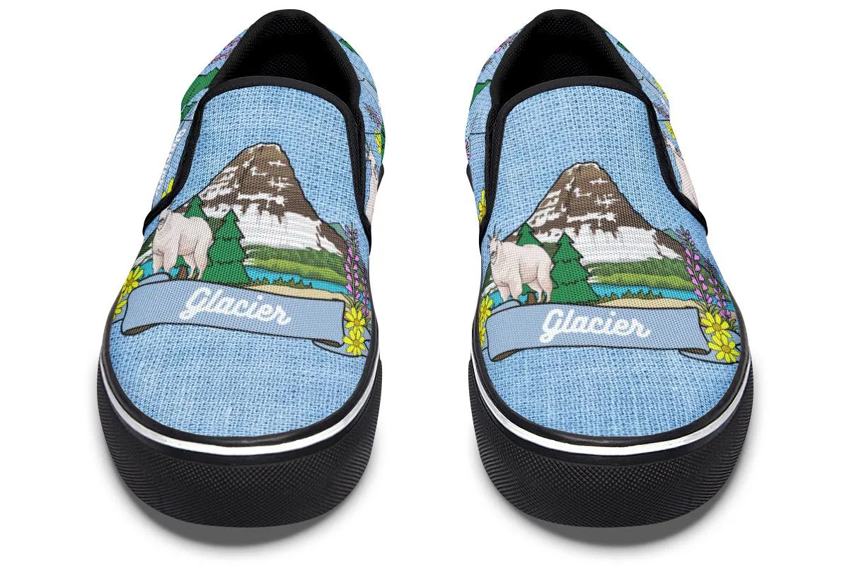 Glacier National Park Slip-On Shoes