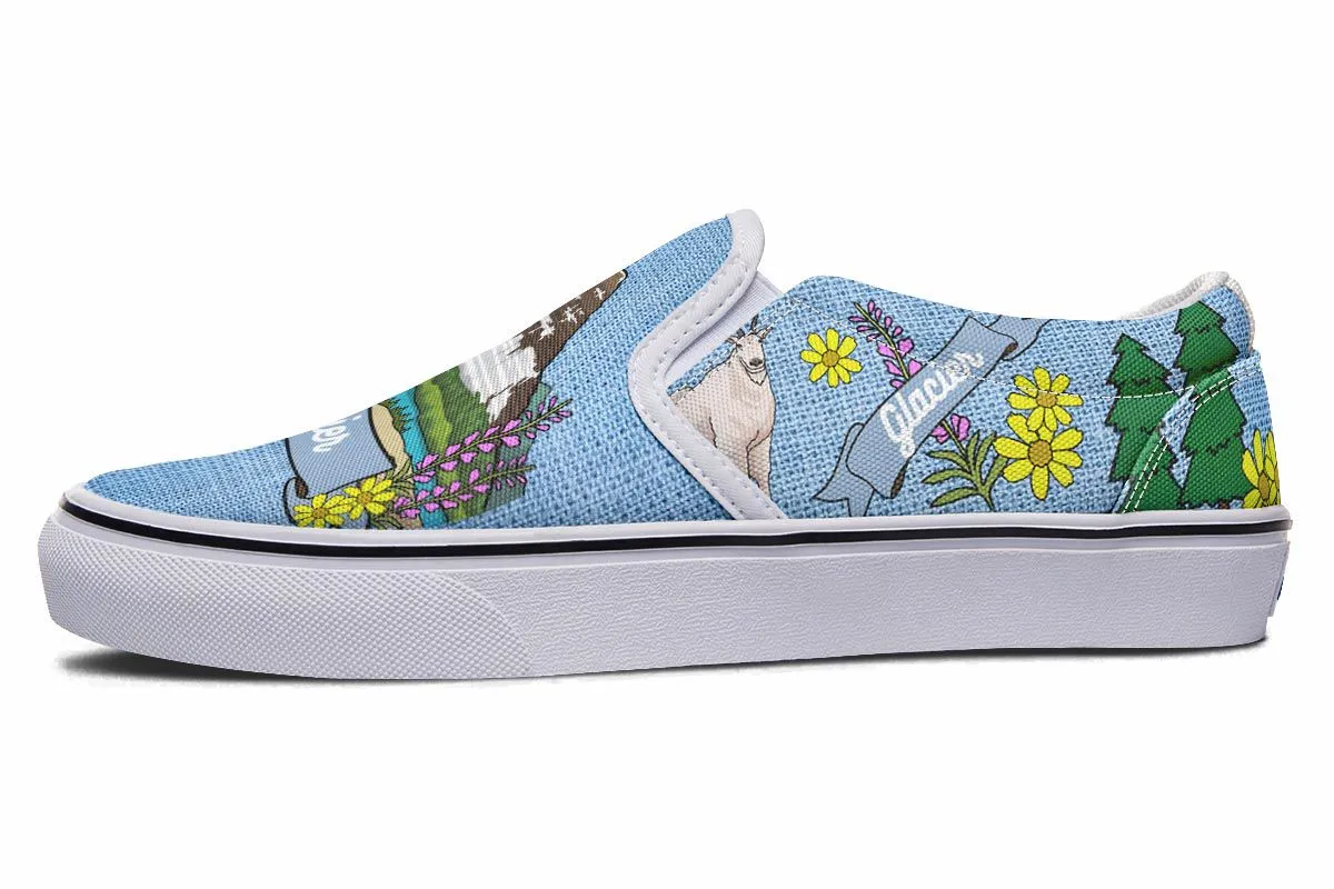 Glacier National Park Slip-On Shoes