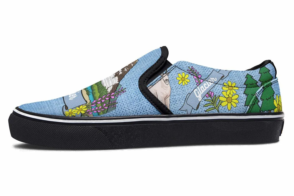 Glacier National Park Slip-On Shoes