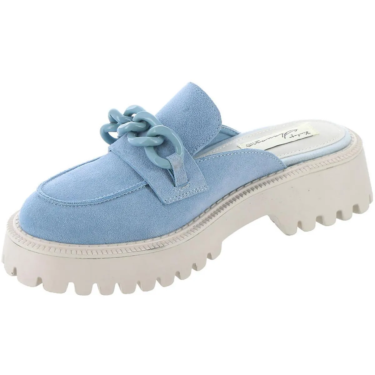 Hazel Womens Suede Slip-On Mules