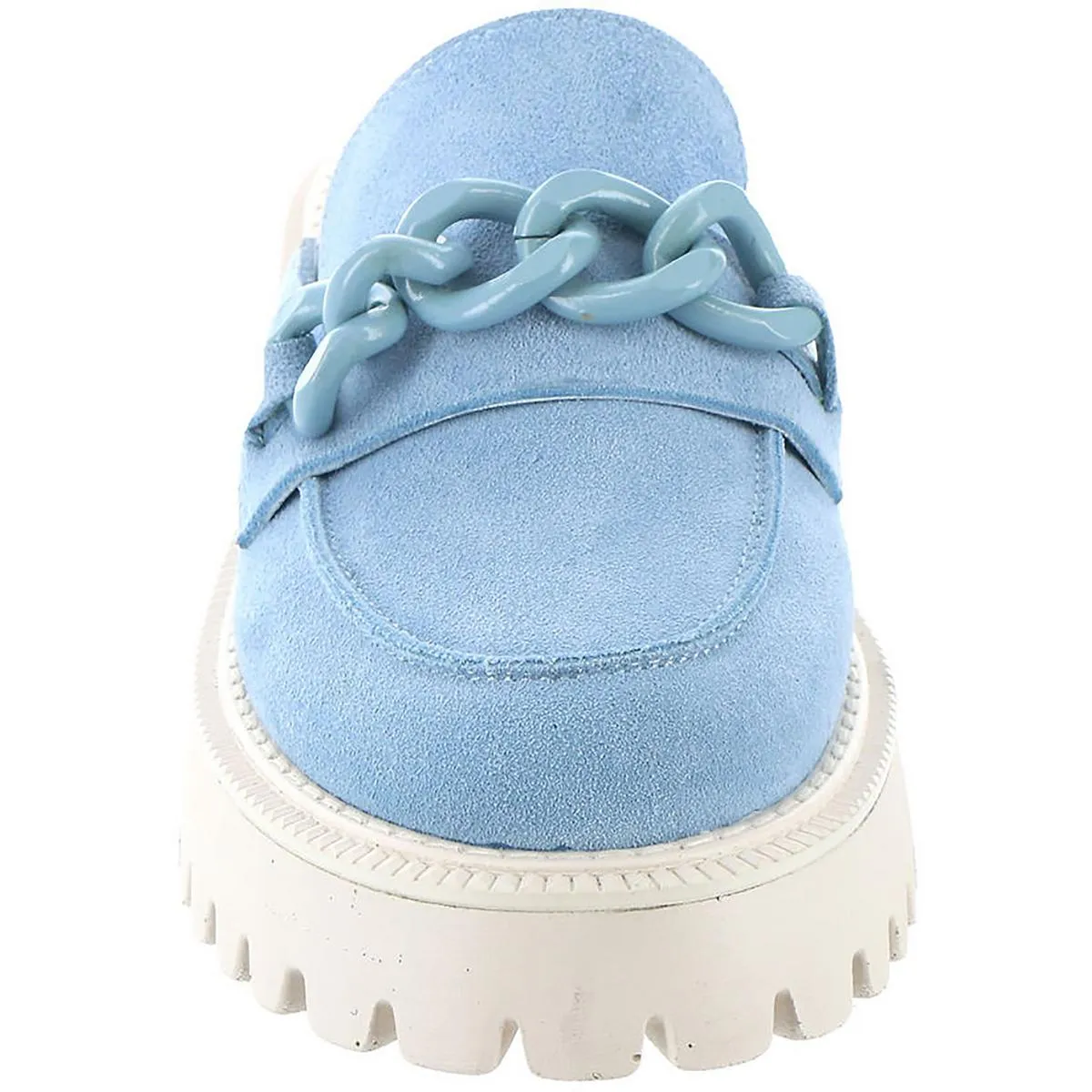 Hazel Womens Suede Slip-On Mules