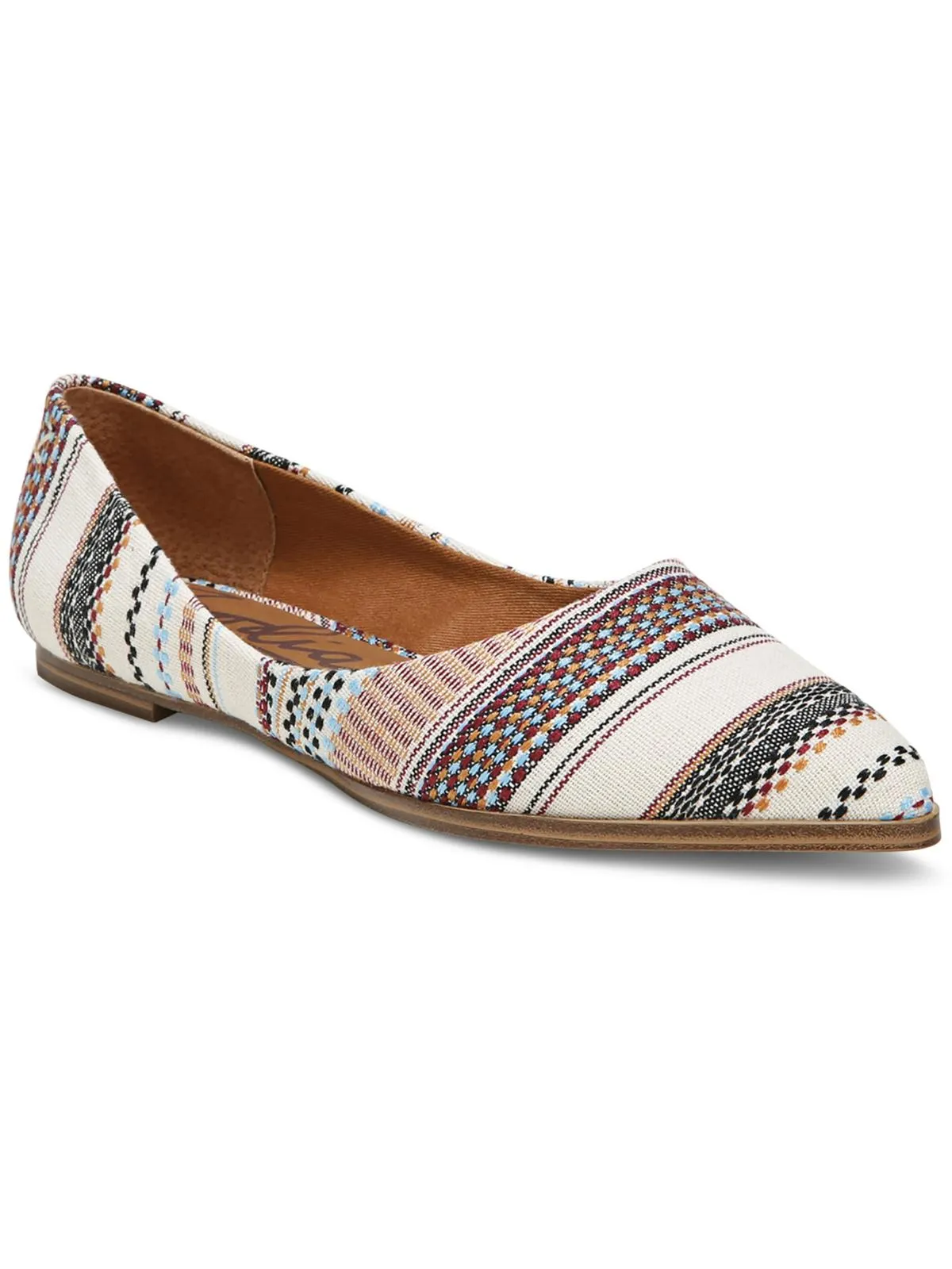 Hill Womens Padded Insole Slip On Flats