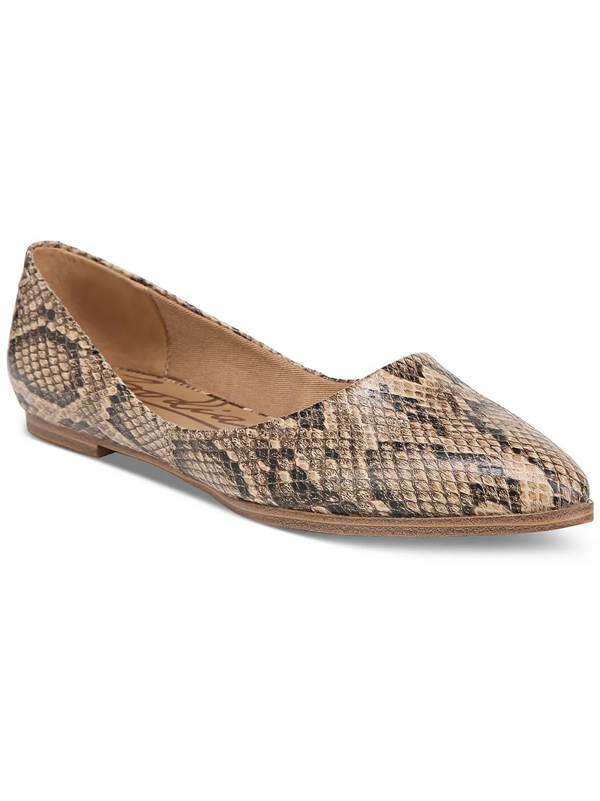 Hill Womens Padded Insole Slip On Flats