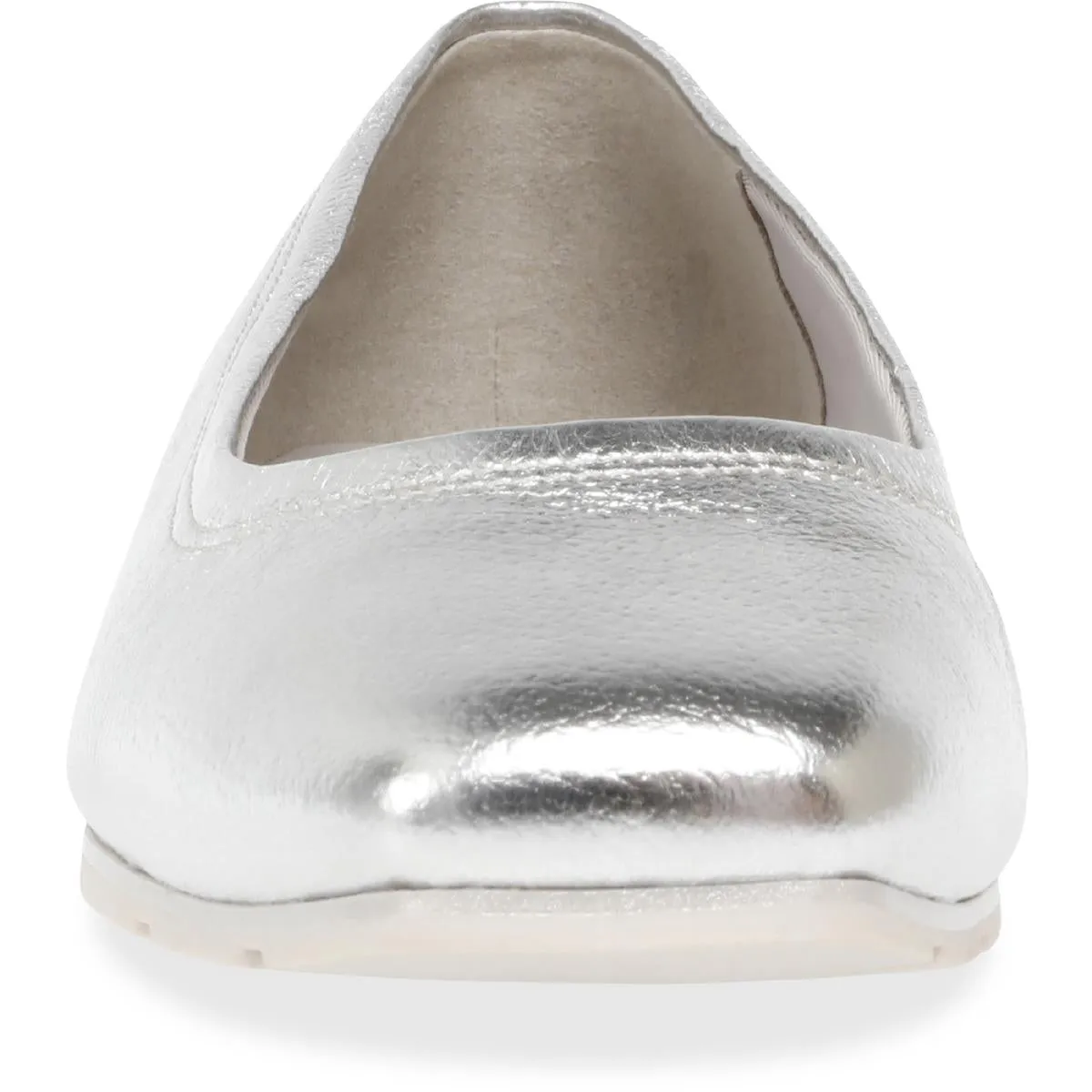 IDA Womens Slip On Leather Ballet Flats