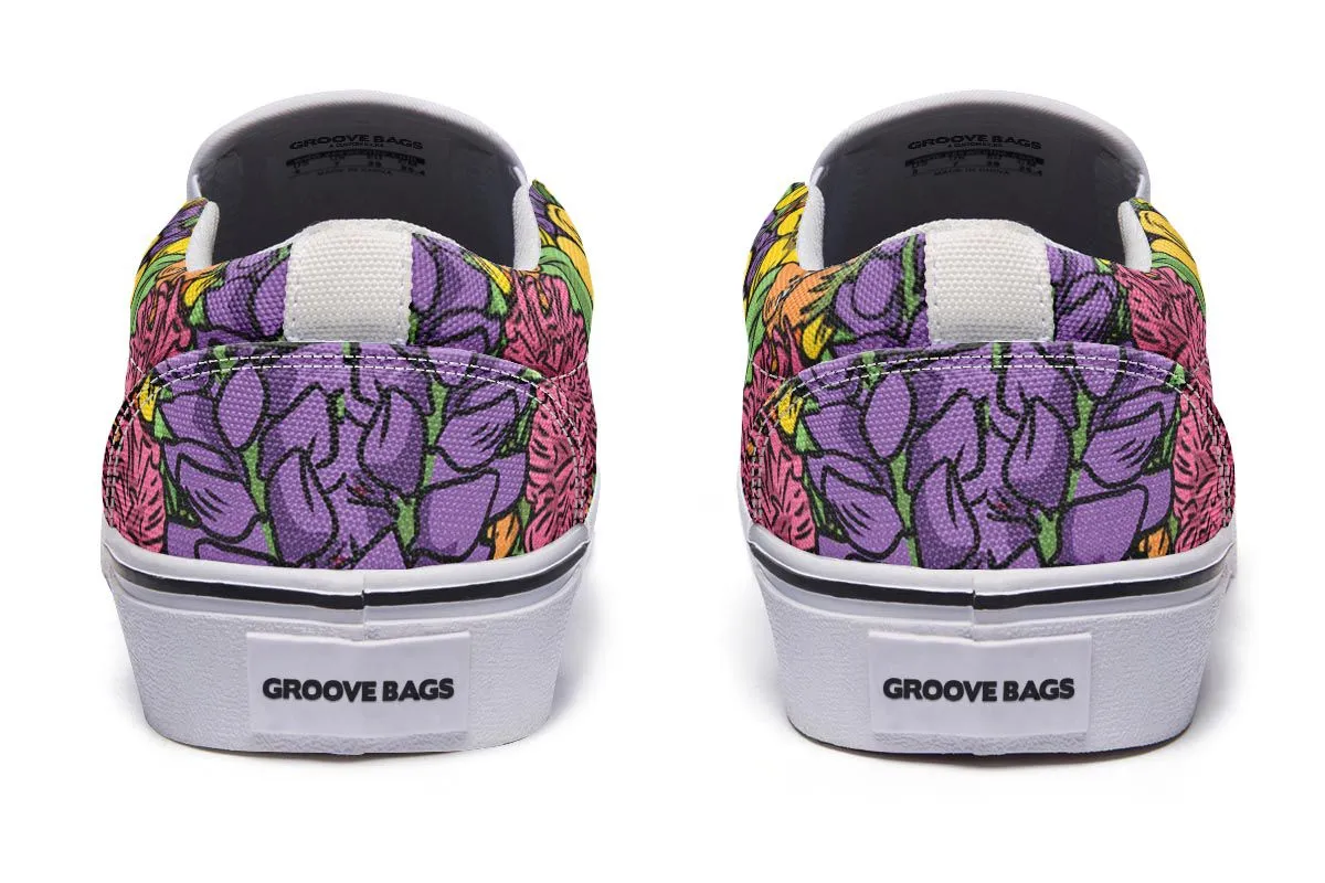 Illustrated Beagle Slip-On Shoes