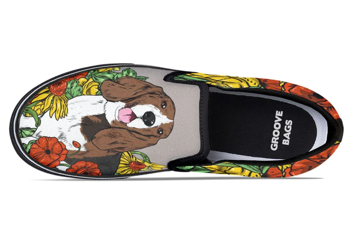 Illustrated Hound Slip-On Shoes