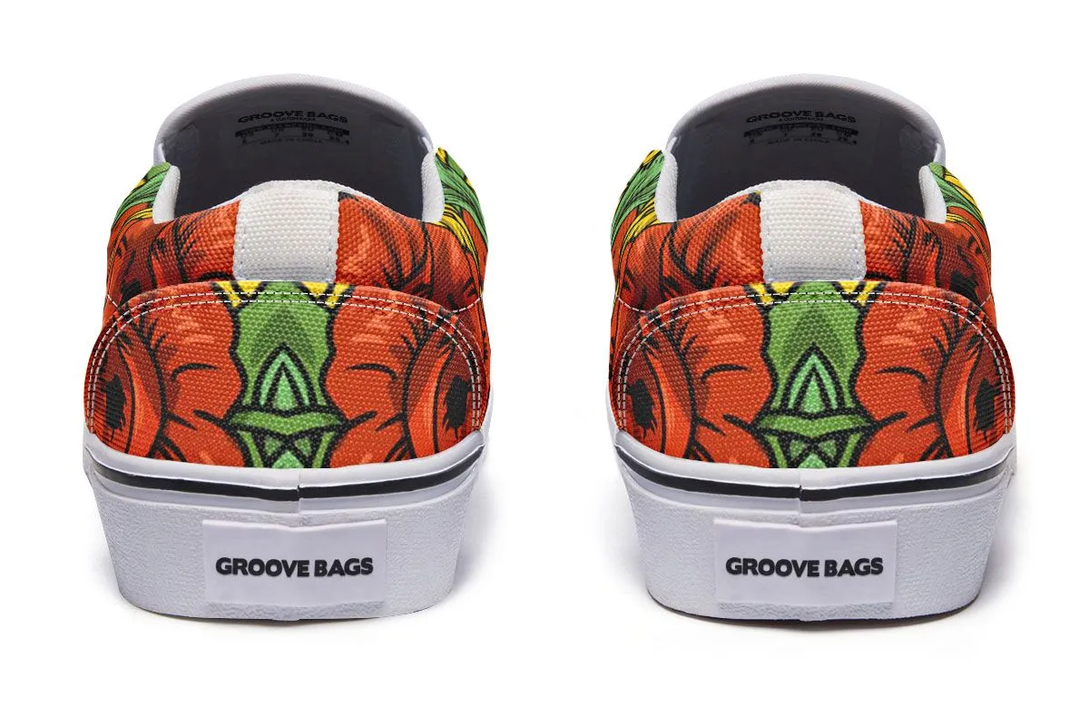 Illustrated Hound Slip-On Shoes