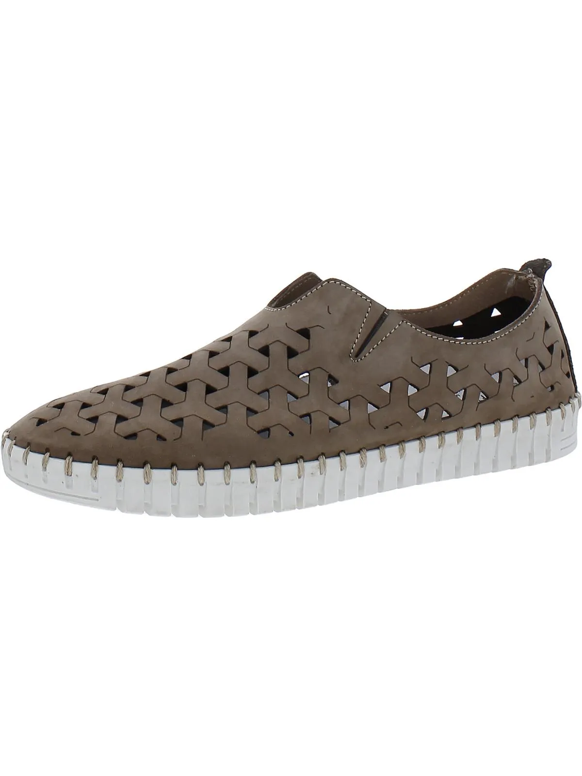 Inez Womens Round Toe Slip On Slip-On Sneakers