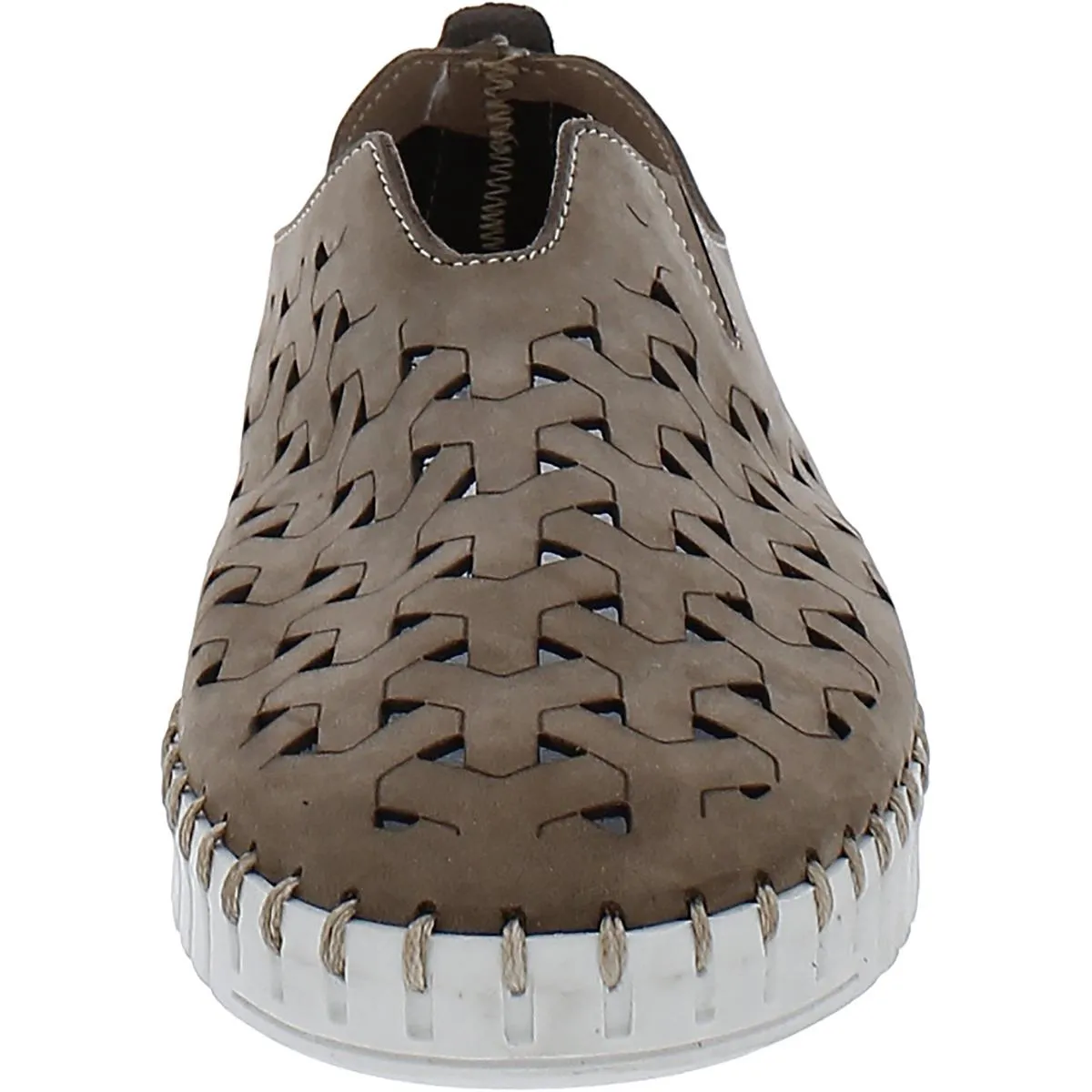 Inez Womens Round Toe Slip On Slip-On Sneakers