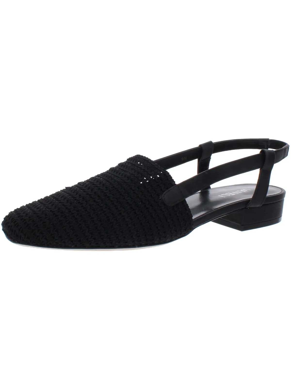 Janet Womens Knit Slip On Slingbacks