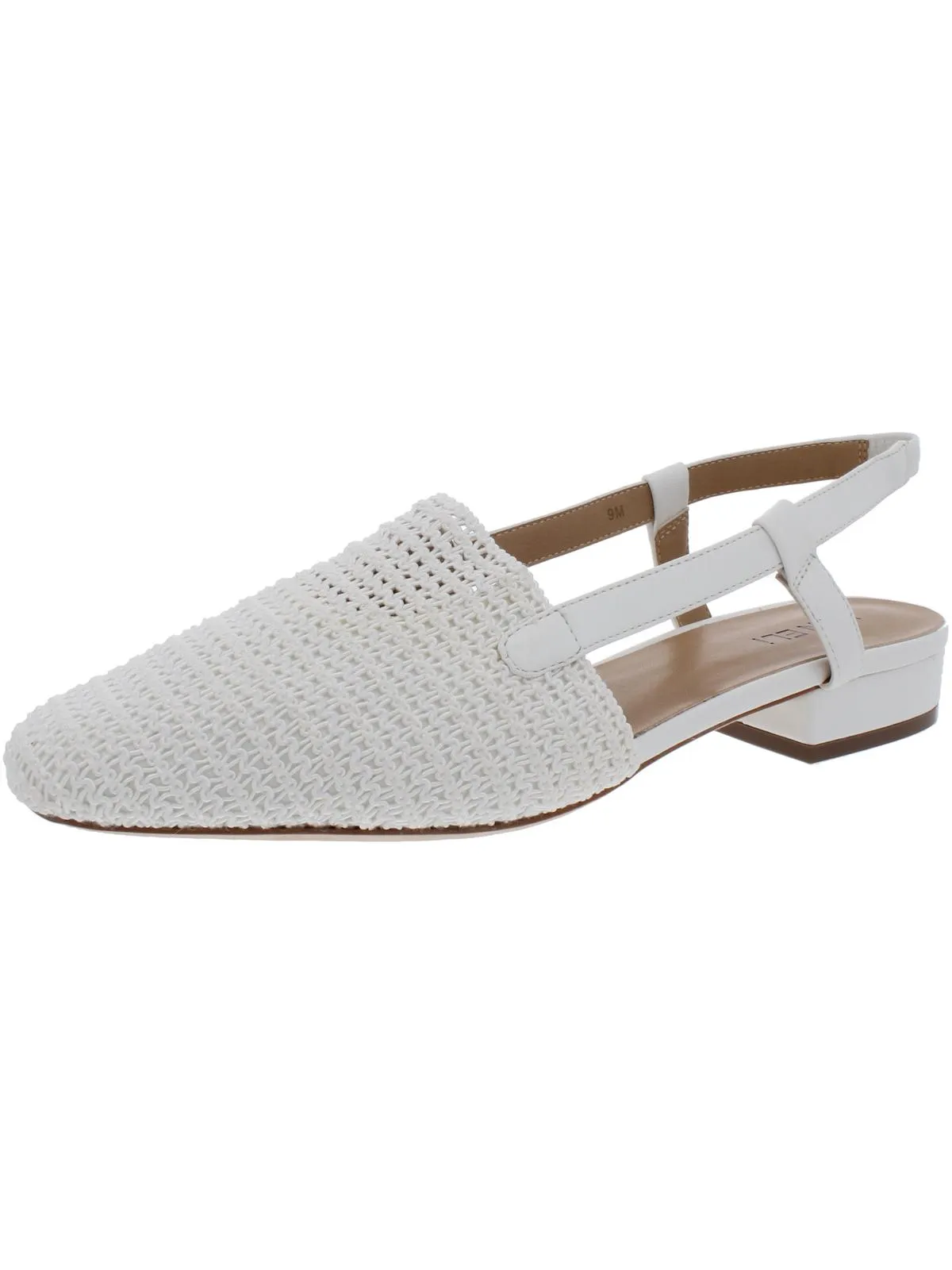 Janet Womens Knit Slip On Slingbacks
