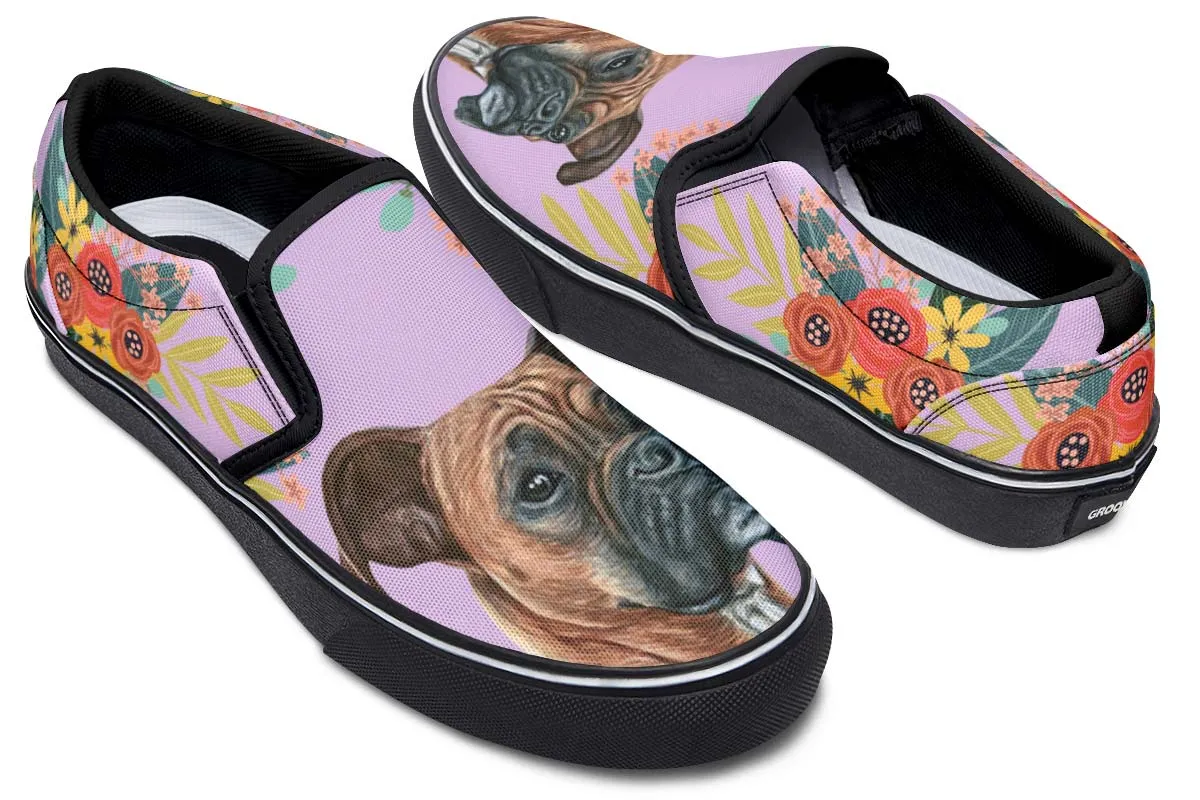 Joyful Boxer Slip-On Shoes