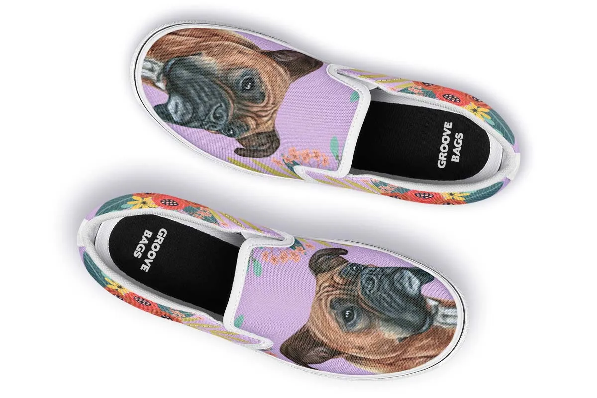 Joyful Boxer Slip-On Shoes