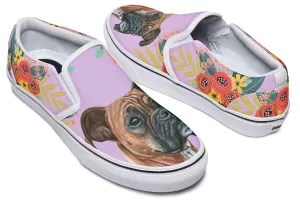 Joyful Boxer Slip-On Shoes
