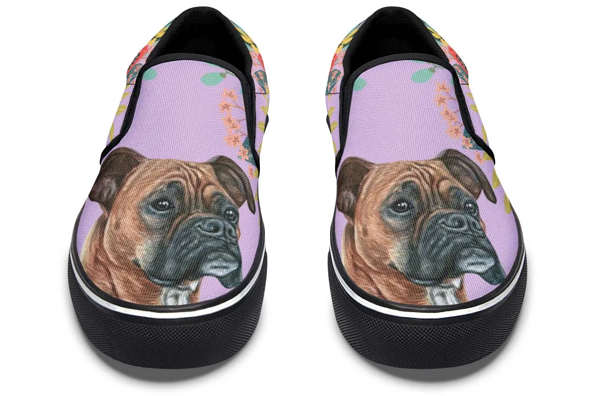 Joyful Boxer Slip-On Shoes