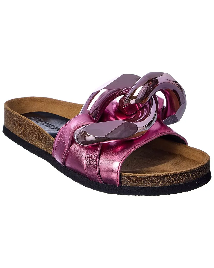 JW Anderson Chain Leather Slide