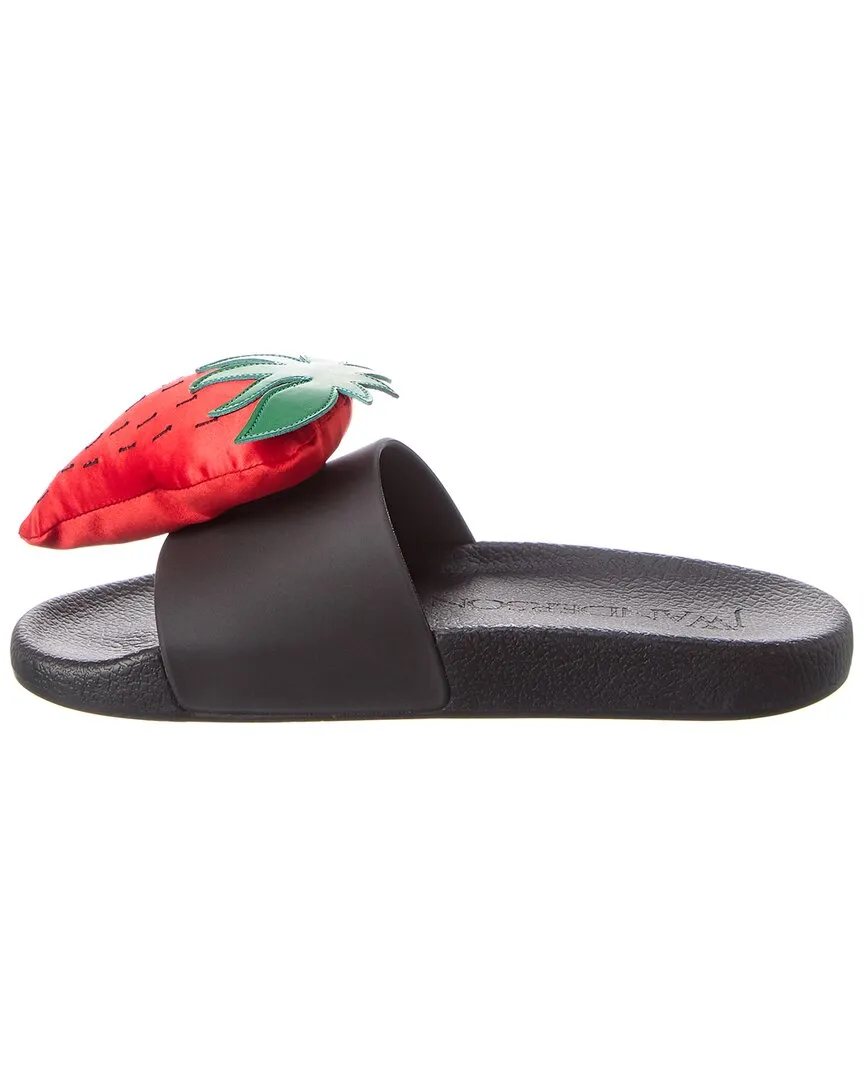 JW Anderson Strawberry Rubber Slide