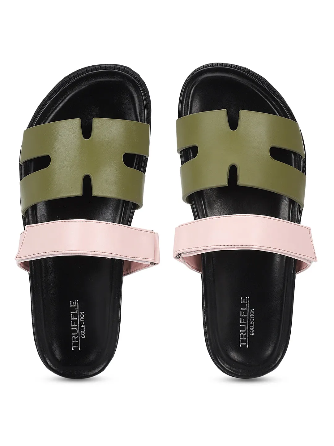 Kahki Pink PU Slip-On Flats (TC-ST12ORRY-KHAPNK)