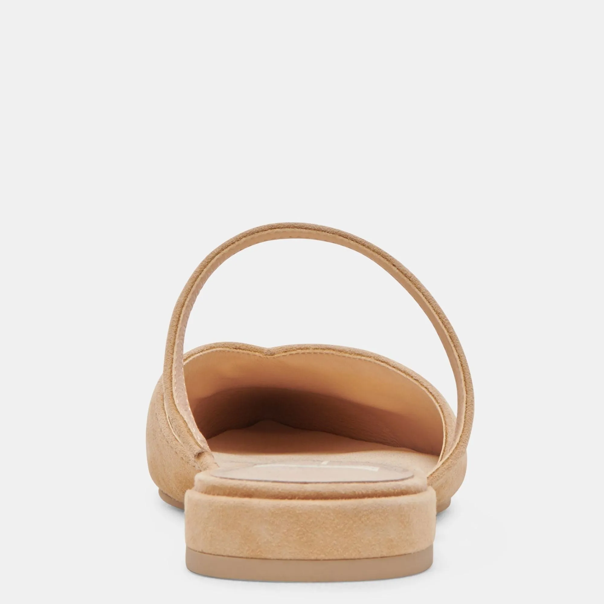 Kanika Wide Flats Tan Suede