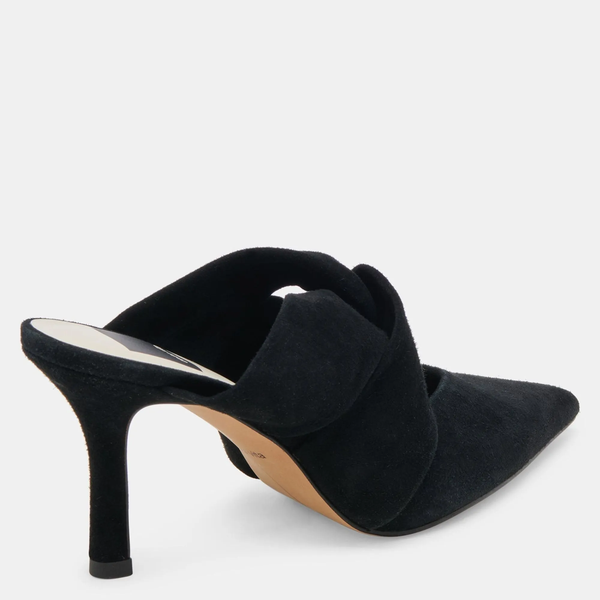 Kelsy Heels Onyx Suede