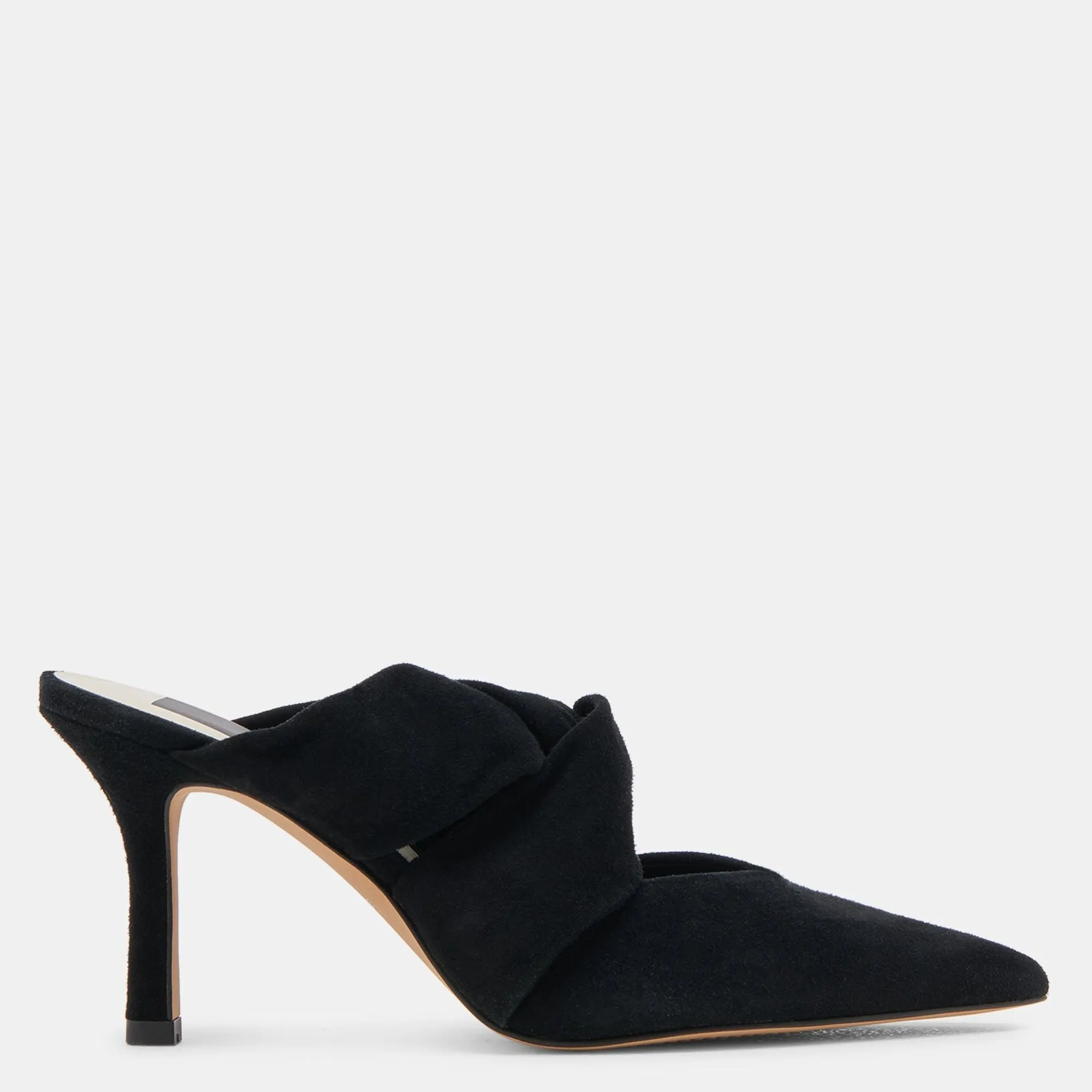 Kelsy Heels Onyx Suede