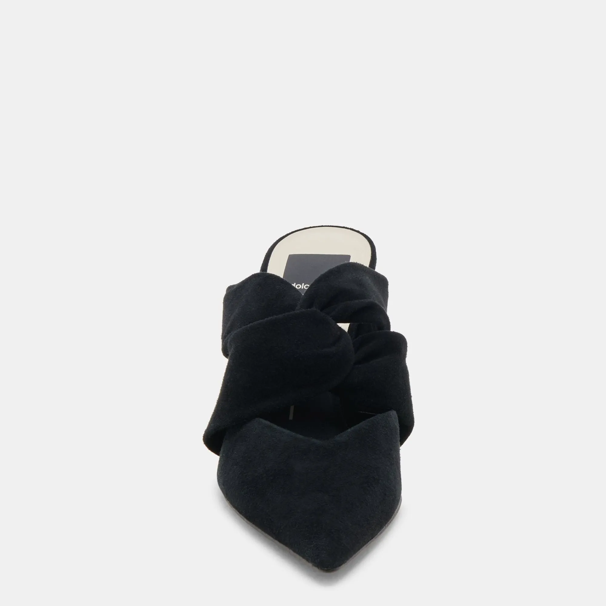 Kelsy Heels Onyx Suede
