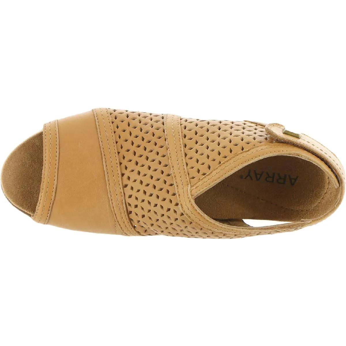 Kensley Womens Leather Slip On Heel Sandals