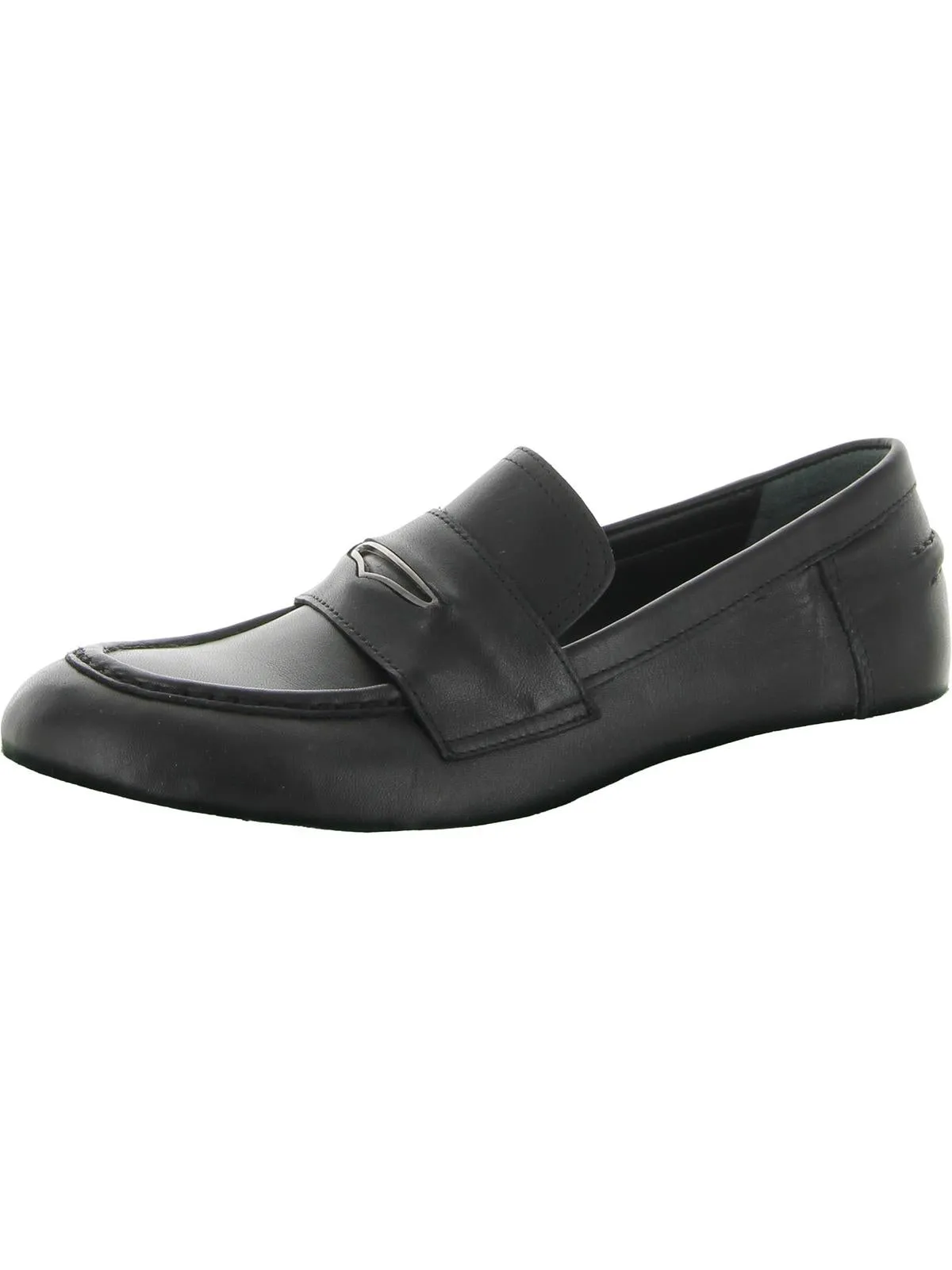 Lawrence Womens Slip On Leather Loafers