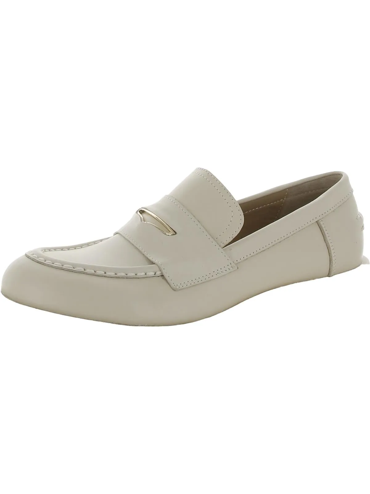 Lawrence Womens Slip On Leather Loafers