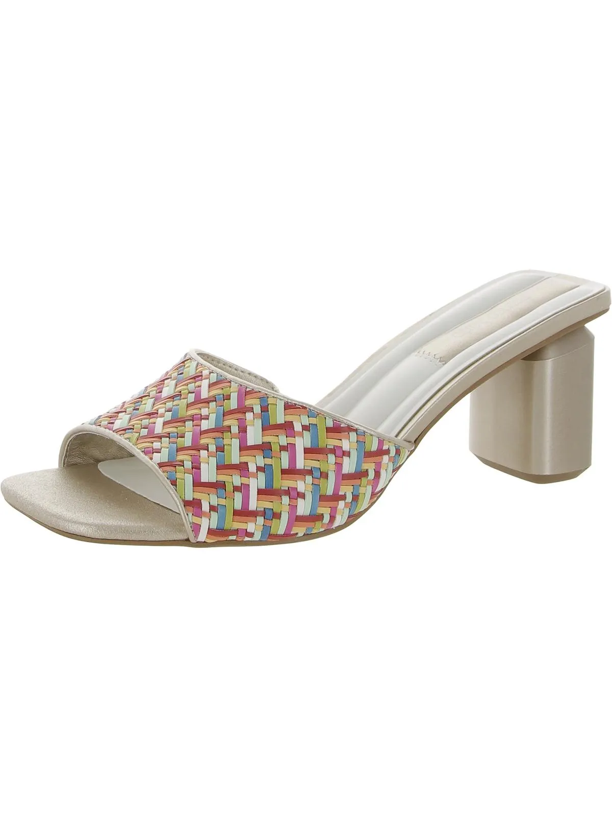 Linley Womens Leather Slip On Heels
