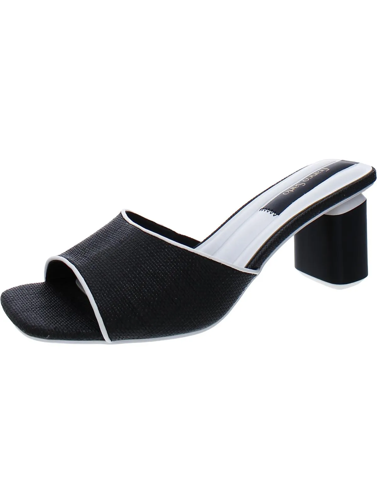 Linley Womens Leather Slip On Heels