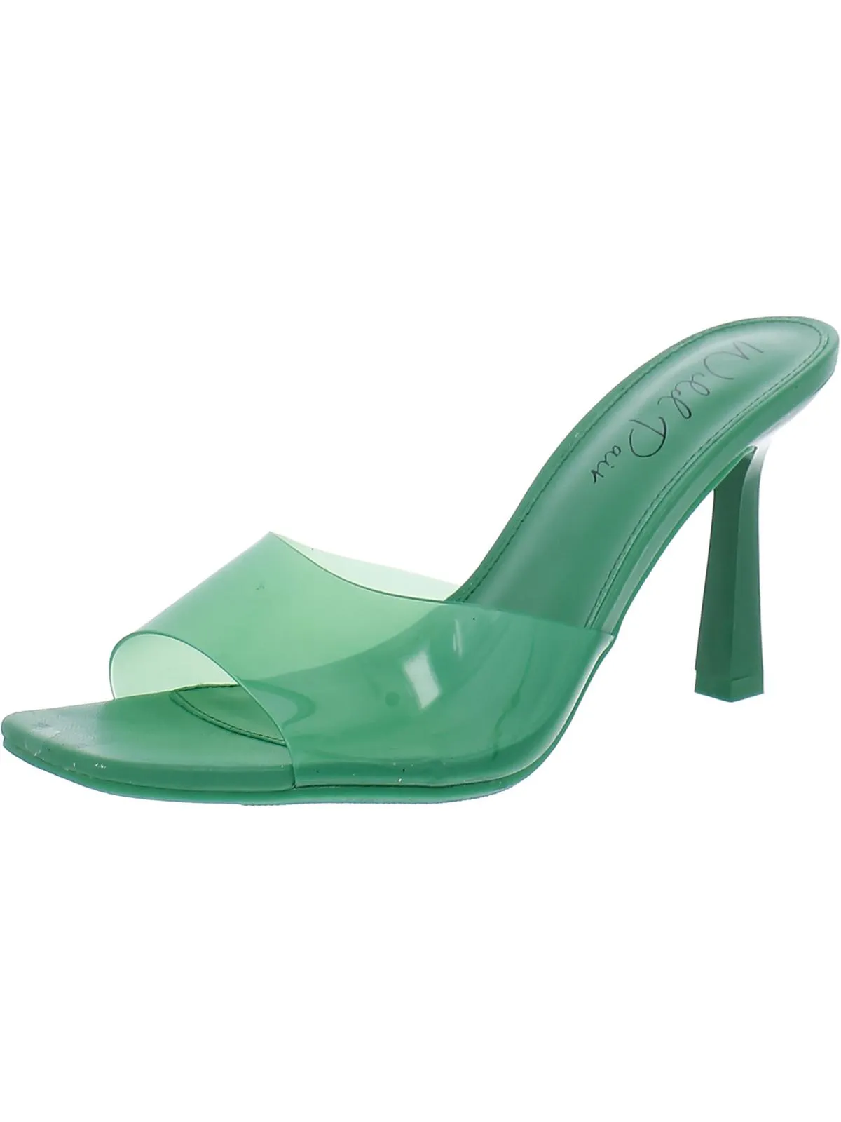 Luunav Womens Open Toe Slip On Heels