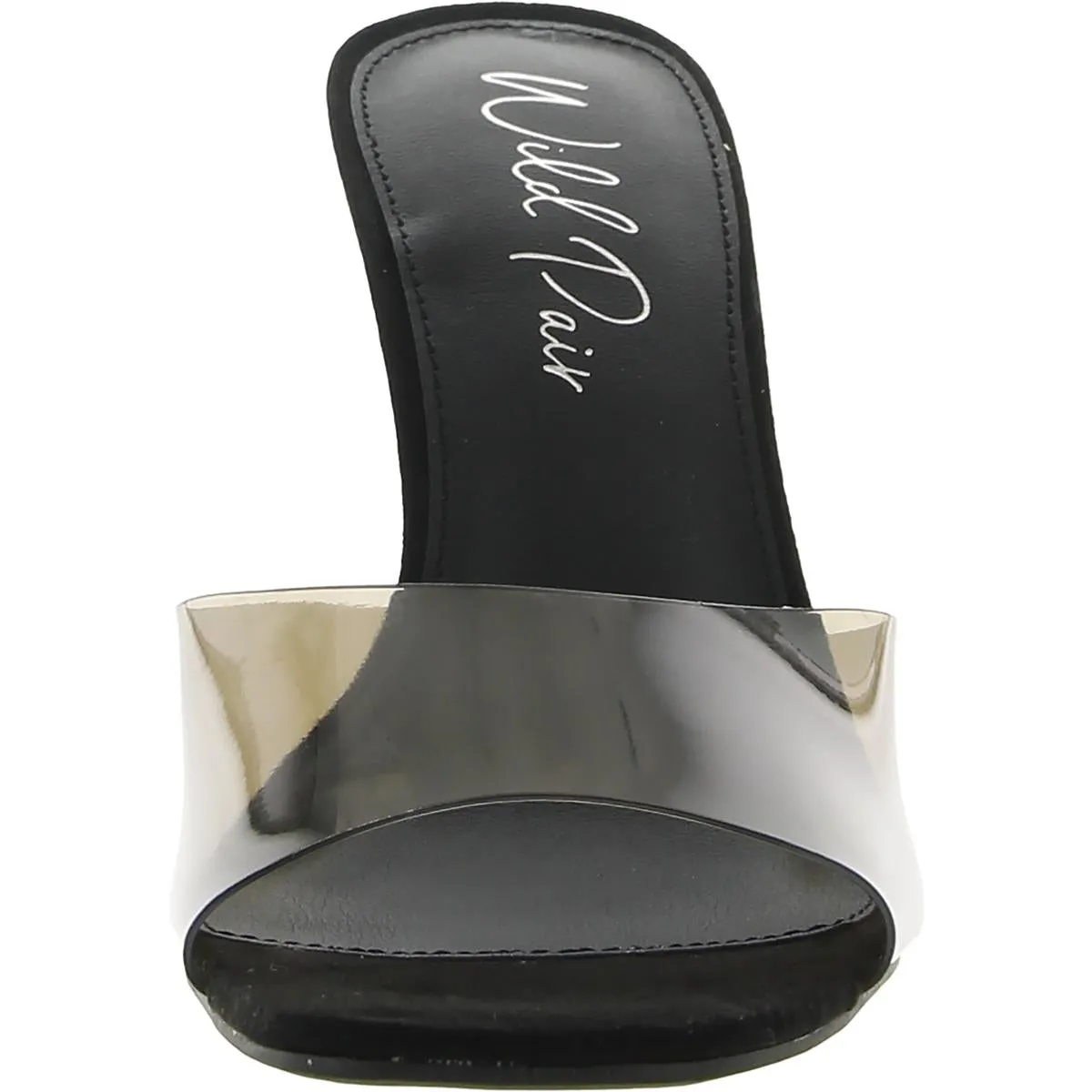 Luunav Womens Open Toe Slip On Heels